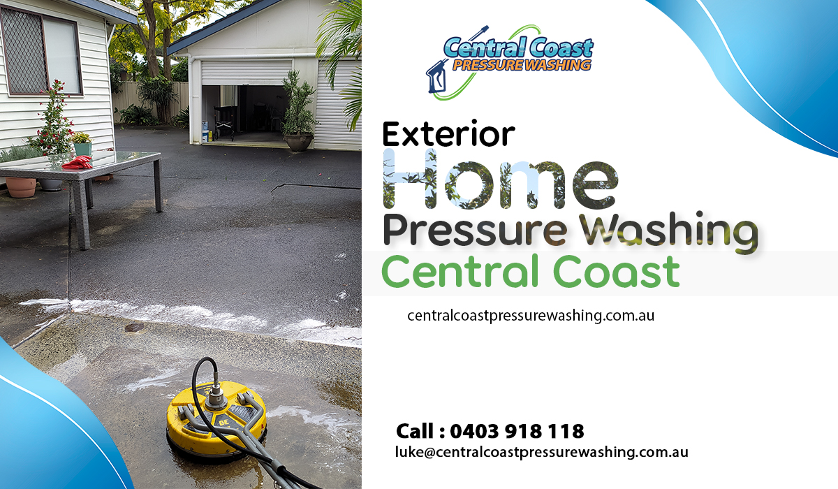 Effective Exterior Home Pressure Washing- Eliminate Stains and Dust Easily