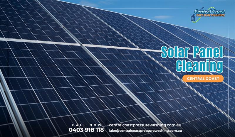 Professional solar panel cleaning service