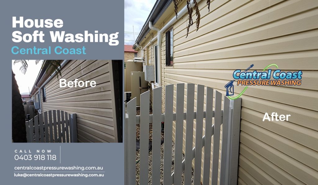 House Soft Washing: The Gentle Way to Restore Your Home’s Shine on the Central Coast