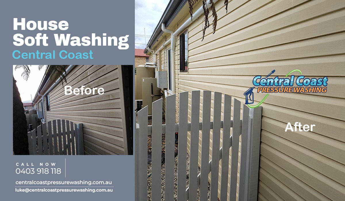 House Soft Washing: The Gentle Way to Restore Your Home’s Shine on the Central Coast