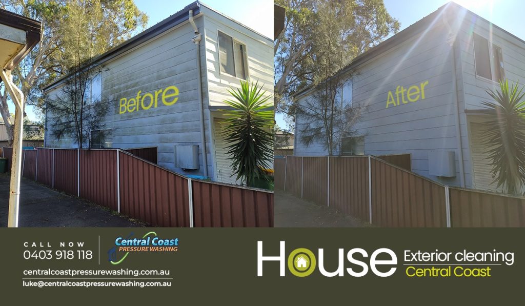 House exterior cleaning