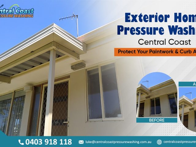Exterior Home Pressure Washing on the Central Coast: Refresh Your Home’s Appearance