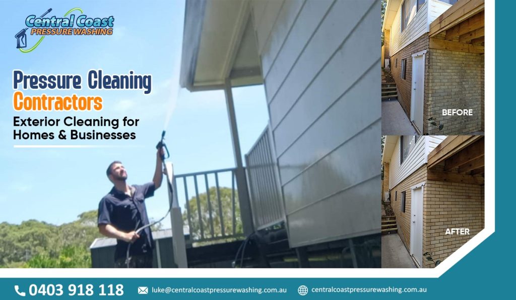 Pressure cleaning contractors Gosford